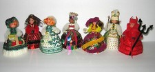 VIntage 1970's Li  l Lil Missy Beaded Dolls Lot 7 Dolls