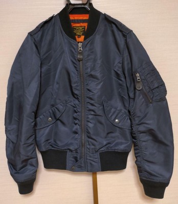 Avirex Jacket High Quality L-2B Af Blue From Japan Used