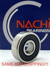 608-2RS EZO/Nachi Bearing Rubber Sealed 8x22x7 Ball 608RS SAME DAY SHIPPING !!!