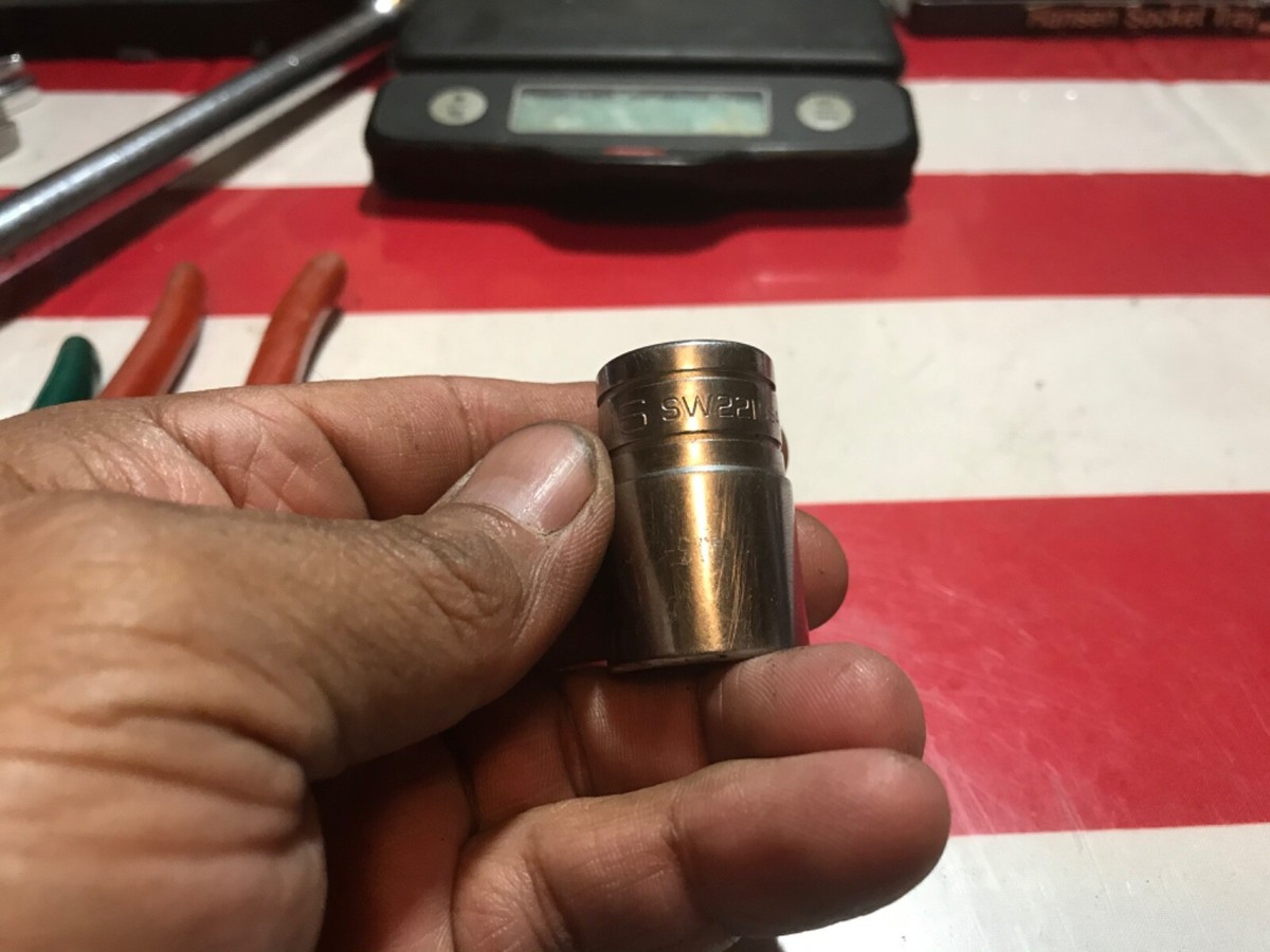 Snap on socket 11/16” 1/2” drive 12 points SW221 GGGG | eBay