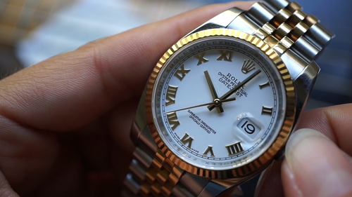 Rolex 116233 Datejust 18k Gelbgold & Edelstahl 36mm mit Papieren um 2007 - Video 1 von 1