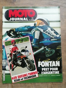 Moto Journal Nº 549 / 25 Mars 1982