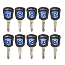 10PCS For XCMG Excavator key NEW style For 75DA 60D 215 200 Ignition key Door