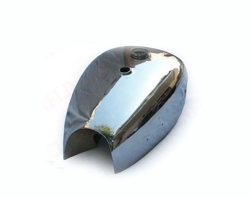 Neuf BSA Goldstar A7 A10 Super Fusée Carburant Chrome Réservoir Avec Articulé De - Photo 3/7