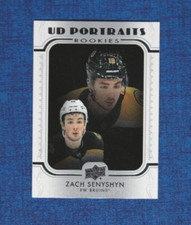 2019-20 Upper Deck UD Portraits Rookies # P-44 Zach Senyshyn