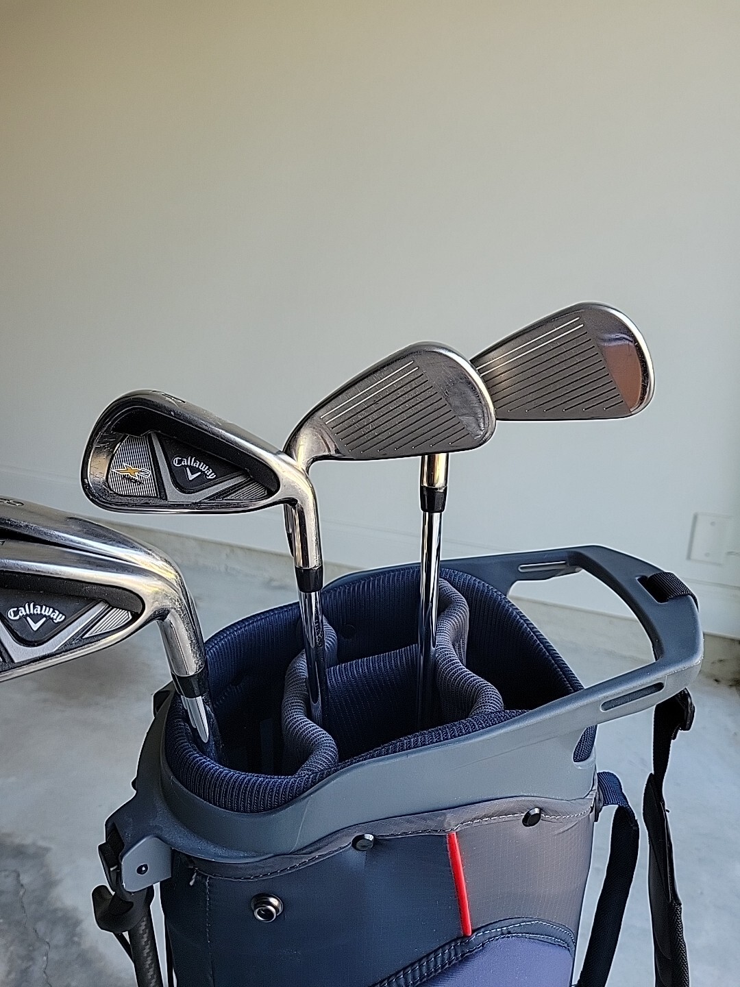 Used Callaway X2 Hot Iron Set 4PW SpeedStep 85 Regular Flex Steel