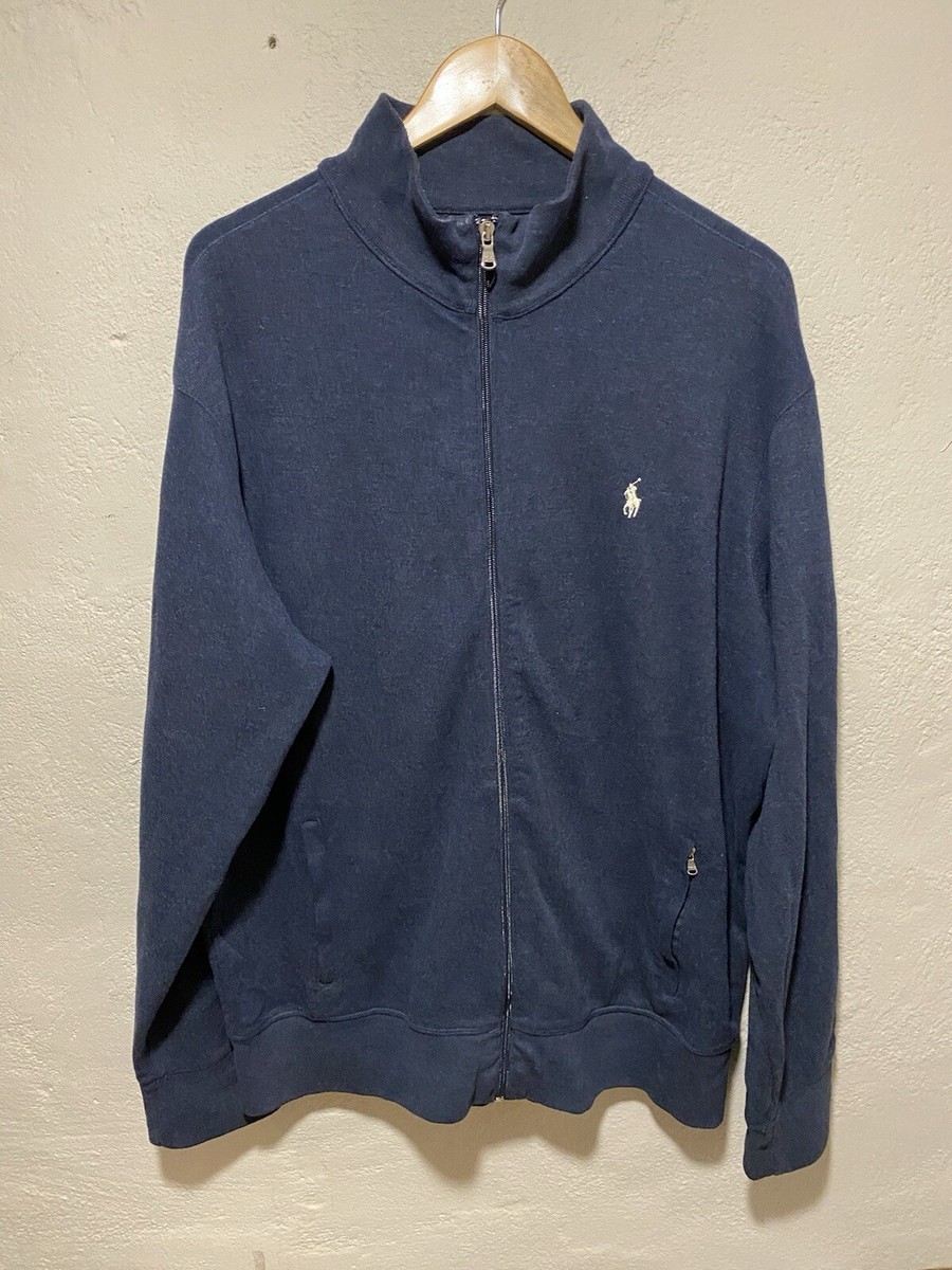 Polo by Ralph Lauren ネイビー ジャケット XXL Polo Ralph Lauren Men's Navy Blue Zip Up XXL Jacket | eBay