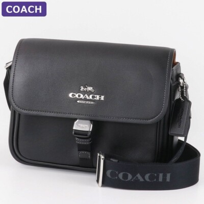 COACH Pace Messenger Bag Black CR098 Outlet NEW