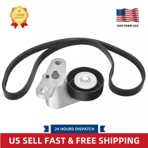 90K-38159 A/C Serpentine Drive Belt Tensioner Kit For Chevy Silverado GMC Savana - Picture 1 of 12
