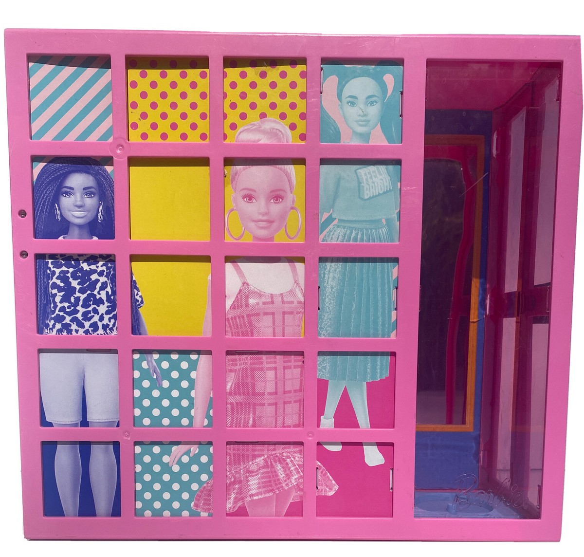Barbie Mattel Pink Folding Dream Closet Wardrobe Carry Case Only