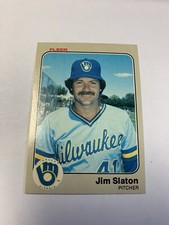 1983 Fleer Jim Slaton Milwaukee Brewers