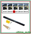 BLACK DARK BLACK CAR GLASS DARKENING FILM 20% 76cm x 3m / 76cm x 300cm