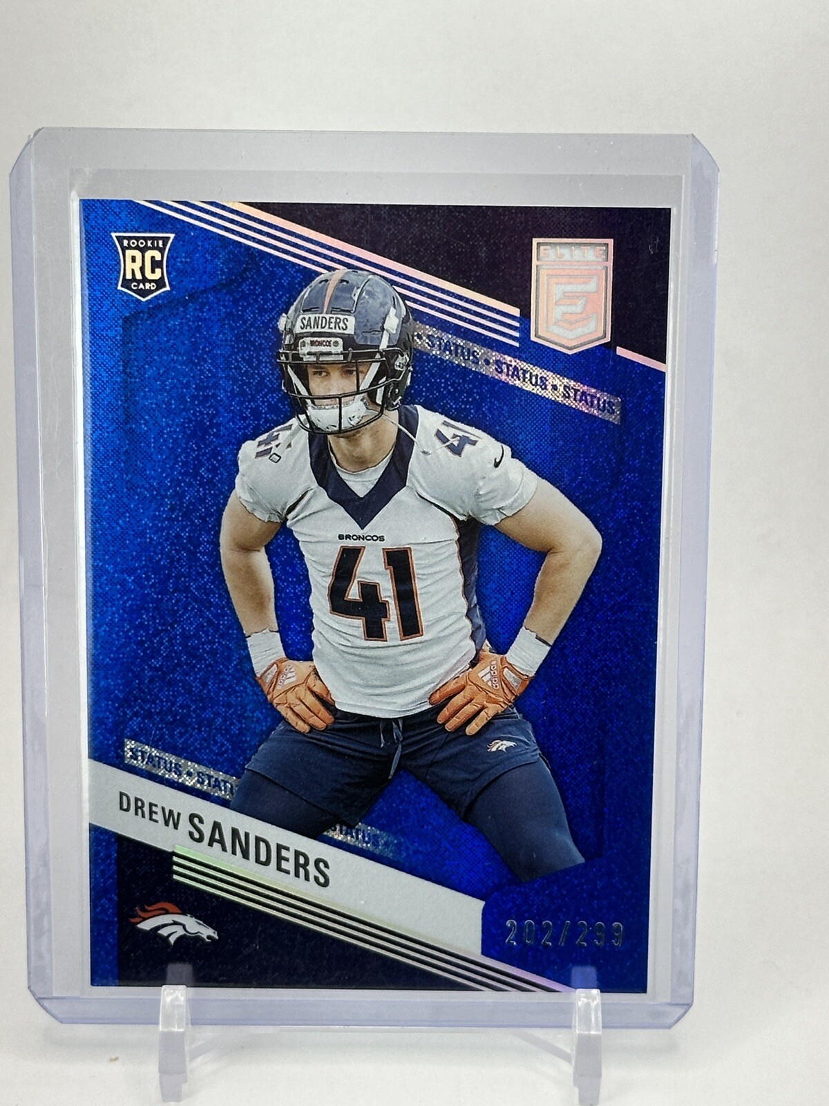 Drew Sanders Panini Donruss Elite #138 Blue