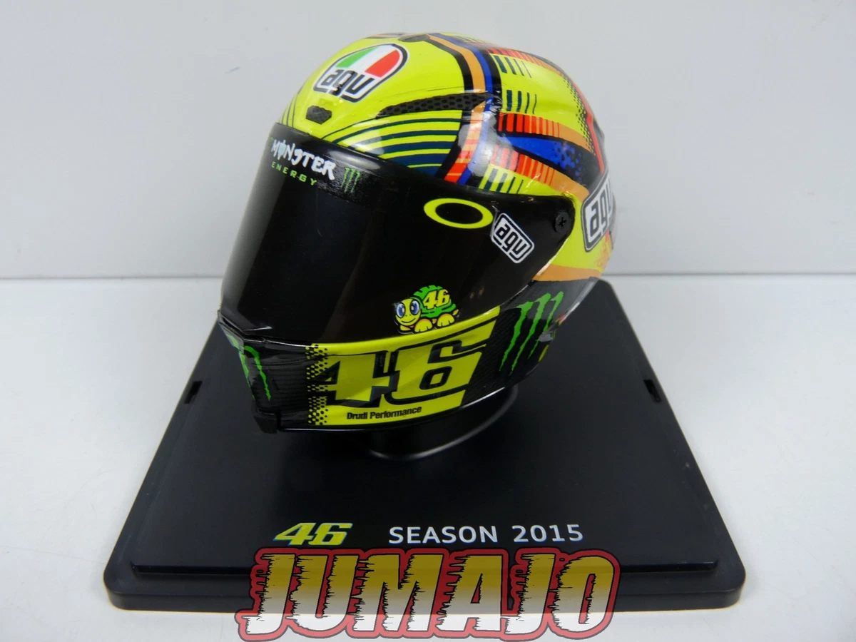 Casque MotoGP Miniature Valentino Rossi 46 – Saison 2004, Altaya, Jaune