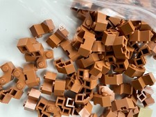 LEGO- NEW- 87620-MEDIUM NOUGAT-BRICK MODIFIED FACET 2 X 2 -10 PIECES