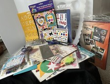 Scrapbook Lot: Cr Mem Other, Mounting Paper, Borders,Tools, Stickers, Die Cuts