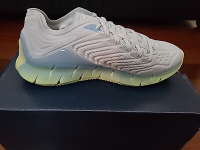 Size 8.5 - Reebok Zig Kinetica White Neon Green
