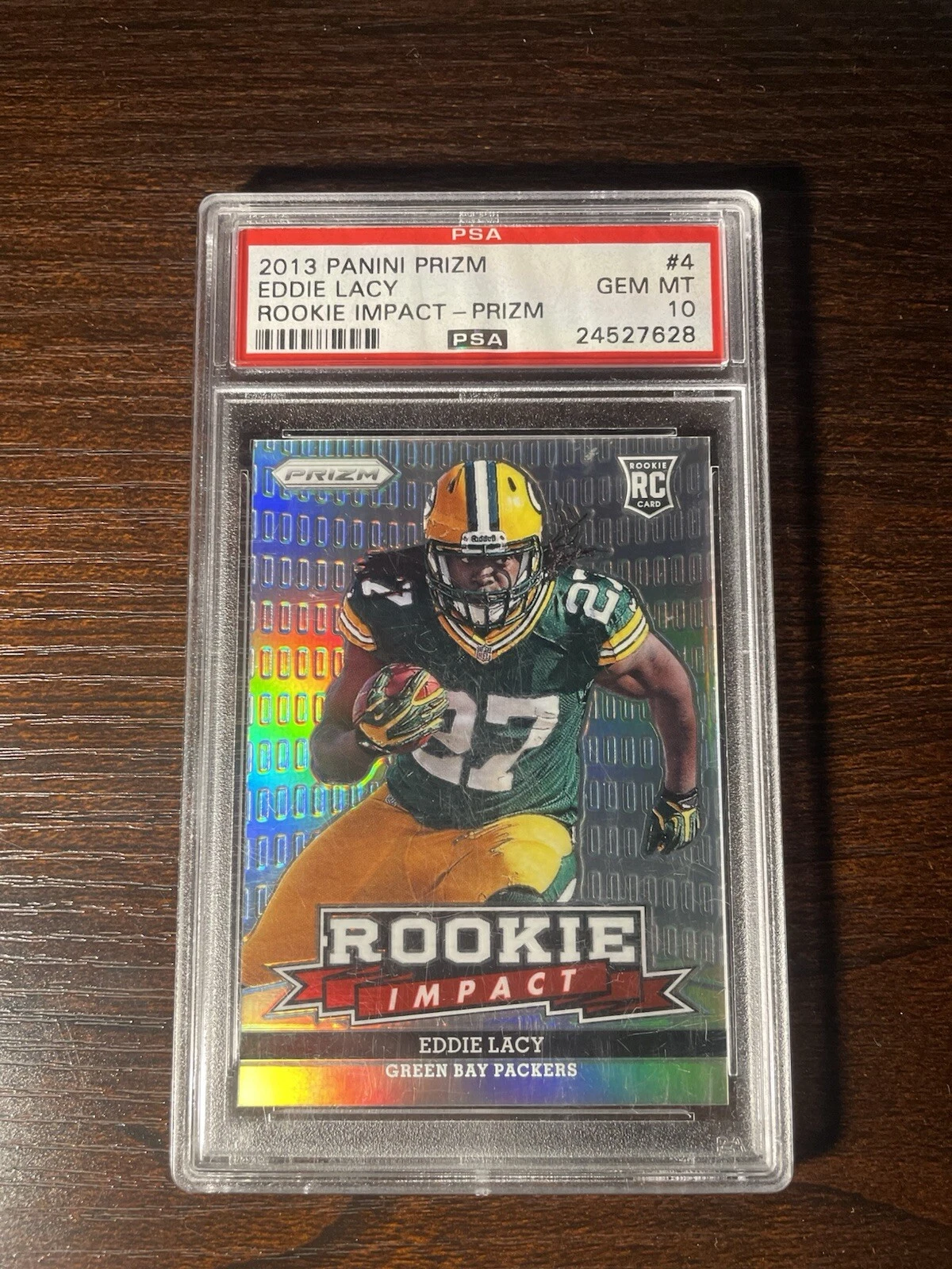 Eddie Lacy Panini Prizm Rookie Impact #4 Prizm