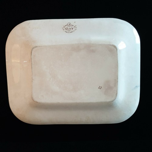 Mel Rose Cliff England Antique Serving Dish Bone China Porcelain Platter Melrose - Picture 2 of 12
