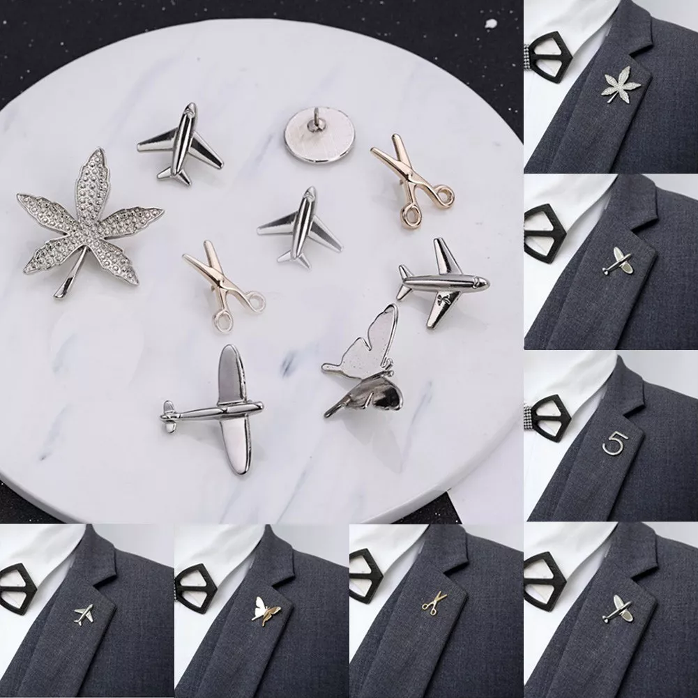 Male brooch deals pin