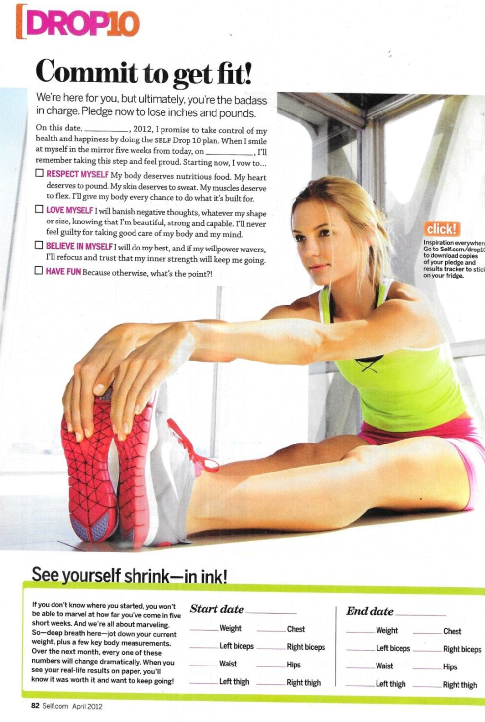 Self Magazine Carrie Underwood Weight Loss Workouts Budget Beauty Relationships eBay