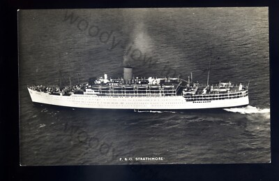 LS3009 - P&O Liner - Strathmore - Postkarte Plain Back