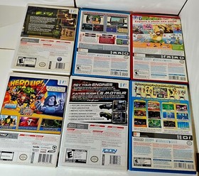 Nintendo Wii and Wii U Lot 6 games NES Remix Pack, Super Mario 3D world, TESTED.