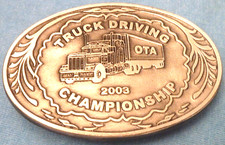 2003 TRUCK DRIVING CHAMPION BELT BUCKLE AMERICAN TRUCKING ATA SAFE DRIVER