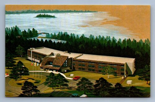 Postcard Vintage Radisson Inn Grand Portage Minnesota Hotel Motel Lodging
