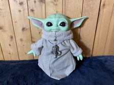 Star Wars Baby Yoda Grogu Plush Doll Toy The Child 11" Mandalorian Mattel