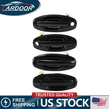 4Pcs Door Handles For Hyundai Santa Fe 2001-2006 Exterior Front Rear Left Right