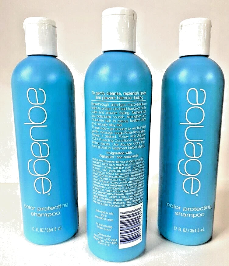 Aquage Color Protecting Shampoo, 12 Oz/354.8 mL,      3 Pack       Free Shipping - Image 3 of 4
