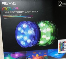 Primo Aqua Aquarium Lights W/Remote 12 Color Changing LED Lights Waterproof