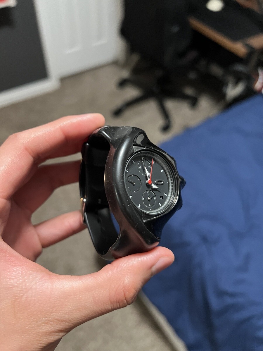Oakley Detonator, Black Dial & Band, Stealth Black | eBay Oakley Detonator, Black Dial & Band, Stealth Black | eBay