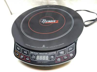 #ad Nuwave Precision 2 Portable Heat Induction Cooktop One Burner Range Black 1300W $99.99