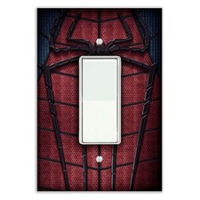 Spiderman Chest Decorative Single Rocker Decora Light Switch Cover