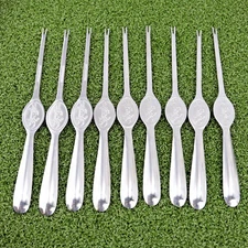 SET of 9 Lobster Crab Seafood Pick Fork Scoop, Japan Stainless Steel 8”