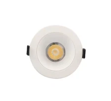 Canless Recessed Light 3" Integrated LED White Trim CCT Silver & White Reflector