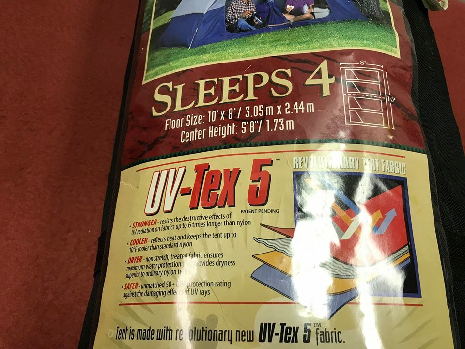 OZARK TRAIL 2 ROOM DOME TENT SLEEPS 4 UVTEX 5 10' X 8' WMP1080 eBay
