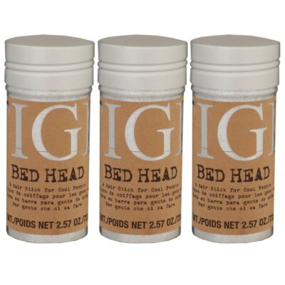 Tigi Bed Head 3 x 73 g Wax Stick matt Finish Haarwachs starker Halt Set