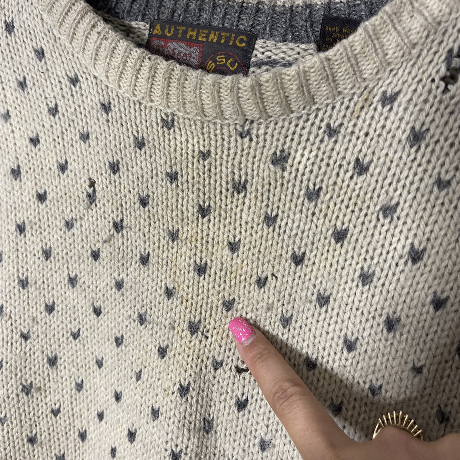 Vintage Authentic Issue Sweater Pullover Sweater … - image 4