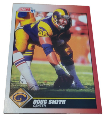 1991 Score Doug Smith Los Angeles Rams #156 NFL Football Card (E3