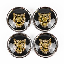 Jaguar Wheel Badge Set Wheel Motif 1988-2012 Blackgold Mxf6249aa Mna6249 Jaguar Wheel Badge Set Wheel Motif 1988-2012 Blackgold Mxf6249aa Mna6249