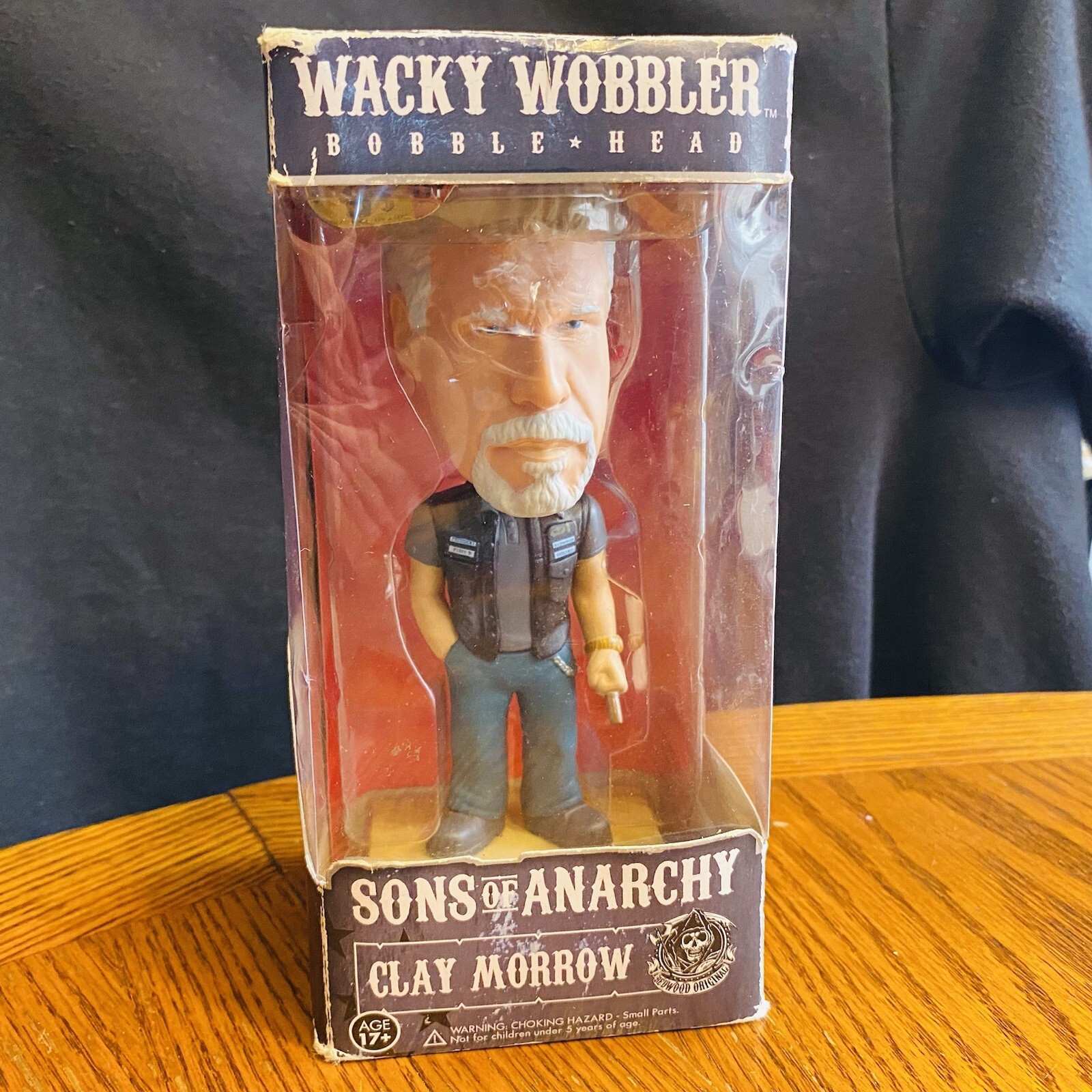 Funko Wacky Wobbler Son Of Anarchy Clay Morrow Bobblehead | New In Box Rare