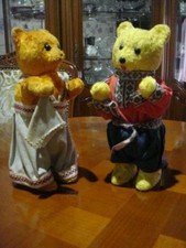 1960s USSR Russian Soviet MECHANICAL Toy Doll TEDDY BEAR