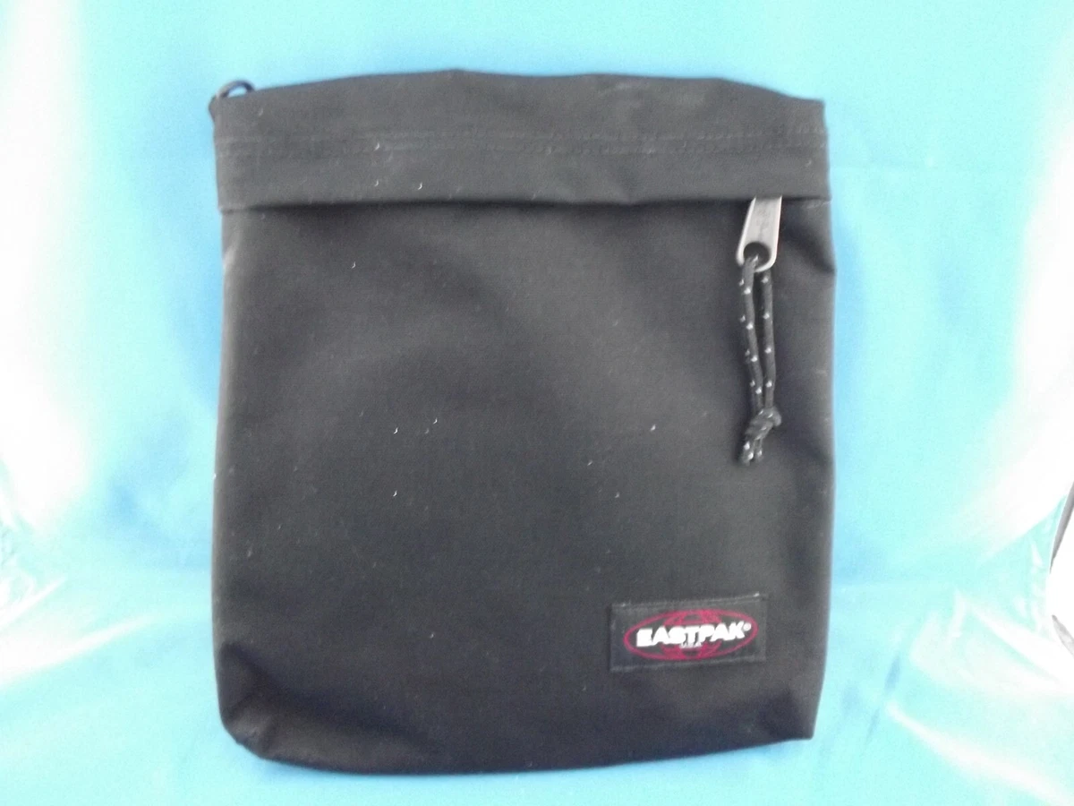 Eastpak Lux Black Denim Shoulder Bag Storage Keys Wallet