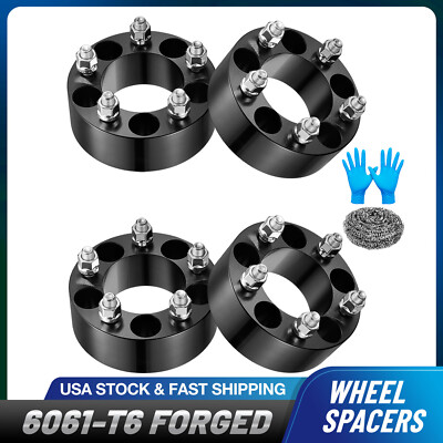 4PCS 2'' Inch 5x4.5 5x114.3 Wheel Spacers for Jeep Wrangler Cherokee Ford Mustang