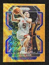 2021-22 Panini Prizm - Jason Kidd Orange wave /60 NEW JERSEY NETS