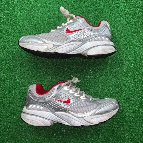 Nike Air Pegasus Silver Red Sneakers 