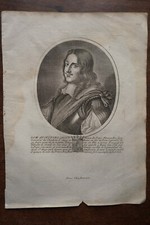 DOM AUGUSTINO CHIGY NEPHEW OF POPE ALEXANDER VII.......Portrait.Original engravingE